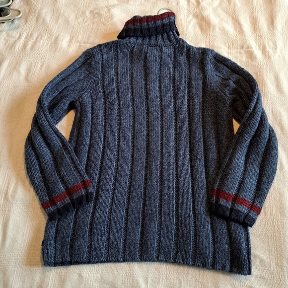 Calvin Klein Jeans boys medium sweater, bulky loose fitting, dark blue - Picture 3 of 5